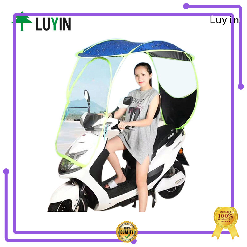Luyin Top umbrella for bicycles Supply for sunshade